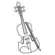 fiddle instrument musical icon