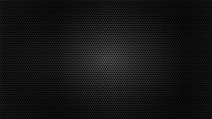 black metal texture steel background. perforated sheet metal.