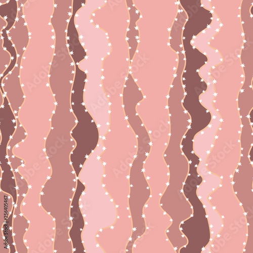 Pale rose wave seamless pat...