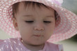 portrait of little girl in a hat