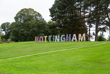 Colourful Nottingham Sign