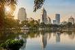 Bangkok, Lumphini park at Morning