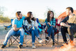 © AntonioDiaz - Campers Having Fun In Nature