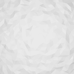 Wall Mural - Abstract background with white 3d triangles shapes