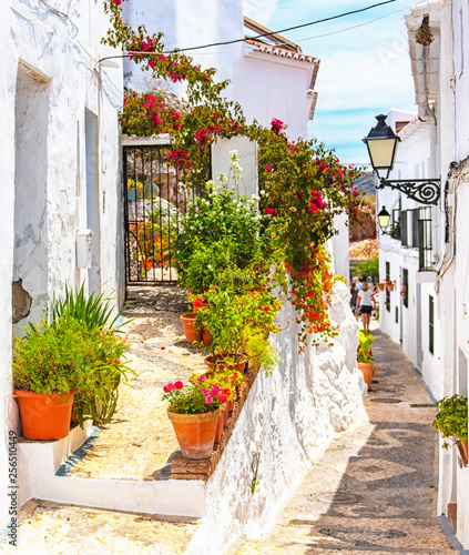 Obraz uliczka Grecka   stare-miasto-frigiliana-hiszpania