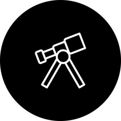 Wall Mural - Illustration Telescope Icon