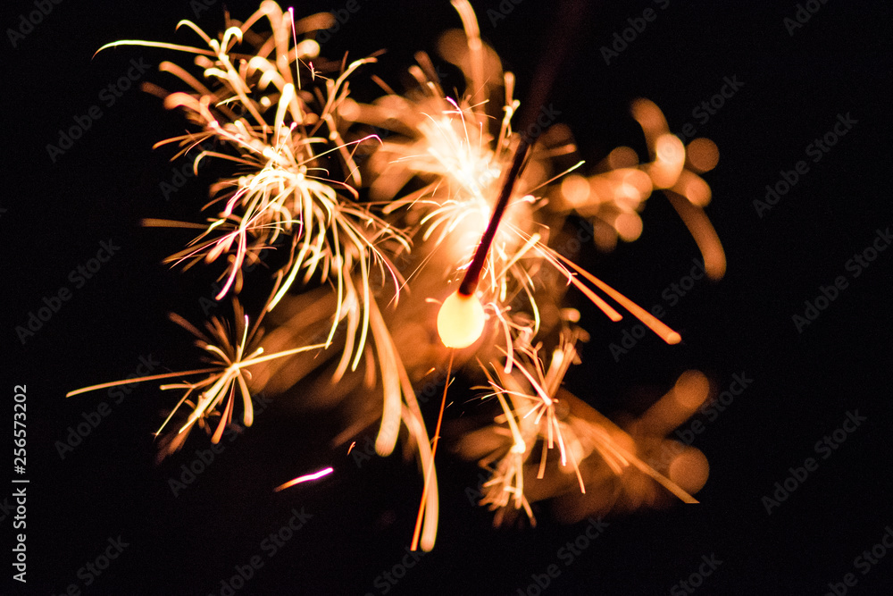 線香花火 Stock Photo | Adobe Stock