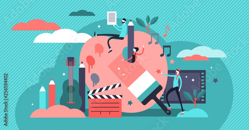Photographie Arts vector illustration