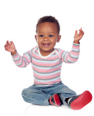 Poster - Funny and happy african baby