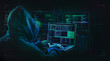 © oz - dark web hooded hacker