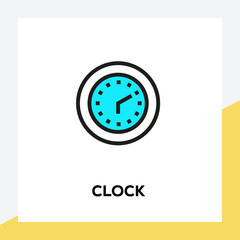 Sticker - CLOCK LINE ICON SET