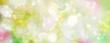 Banner / Hintergrund Blume des Lebens in zartem Frühlingslicht