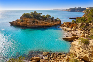 Canvas Print - Ametlla L'ametlla de mar beach illot