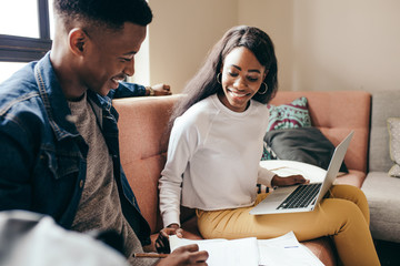 Youngsters studying together