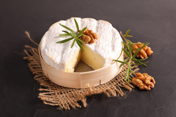 Poster - fresh camembert portion