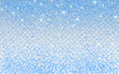 © Oleh - Blue glitter sparkle on a transparent background. Blue vibrant background with twinkle lights. Vector illustration