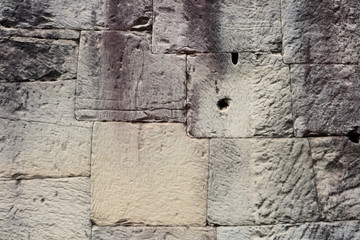 Angkor Wat Wall and Sculpture Texture