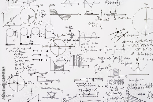 Mathematical equations a wall фототапет