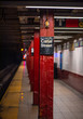 MANHATTAN, NEW YORK-March 9, 2019: Canal Street subway station.