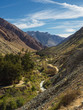 Valley of the Cochiguaz River in the Elqui Valley, Chile