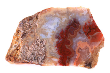 Canvas Print - czech agate mineral gem isolated