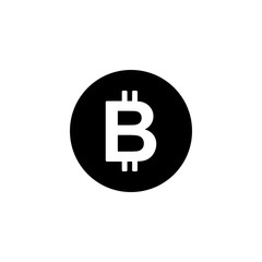 Wall Mural - Cryptocurrency bitcoin symbol