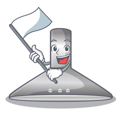 Canvas Print - With flag kitchen hood cartoon the for cooking