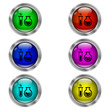 © STANISLAV - Chemistry icon. Set of round color icons.