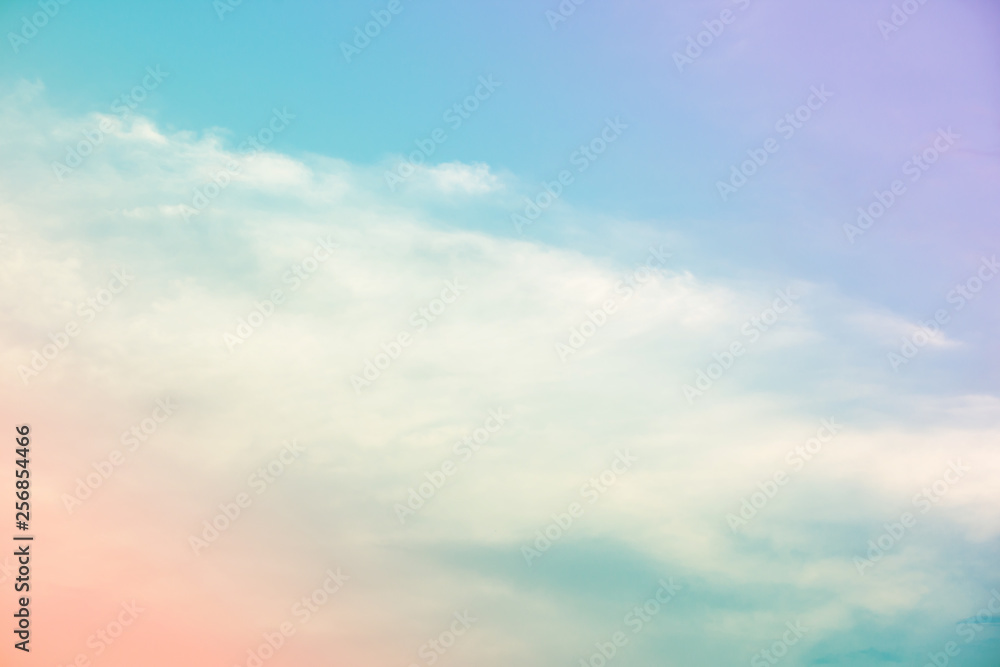 Colorful sky and clouds. - obrazy, fototapety, plakaty 