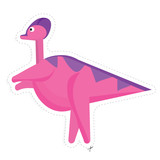Fototapeta Dinusie - dinosaur vector sticker