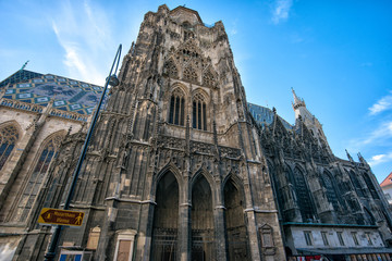 Wall Mural - Vienna, Austria. view of St. Stephen's Church (Stephansdom)