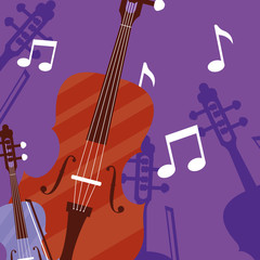 Poster - fiddle instrument musical icon