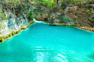 Wall Mural - Chiflon Waterfalls or Cascades, Chiapas, Mexico