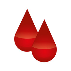 Wall Mural - drop blood donation icon