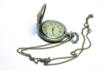 A pocket watch, cheap souvenir from a holiday