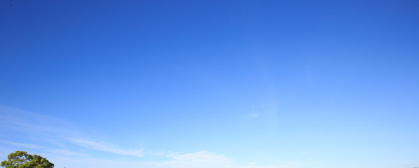 blue sky sunny day light whispy cloud replacement