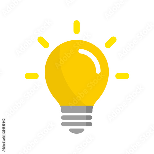 Fotomural light bulb / idea / inspiration icon