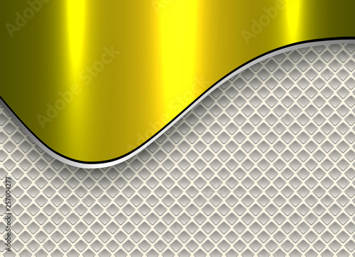 Abstract business background, elegant silver gold