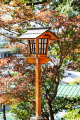 lantern in the garden