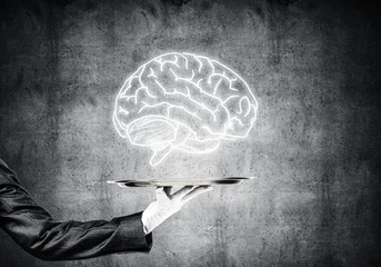 Wall Mural - Concept of mind abilities development.