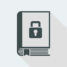 Locked and protected book or diary