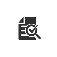 Fototapete - Audit icon in simple design. Vector illustration