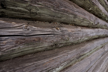 Wall Mural - old wood wall background.