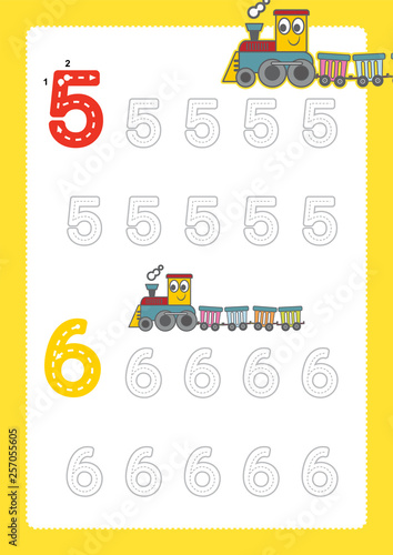 Free Handwriting Pages For Writing Numbers Learning Numbers