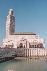 Wall Mural - Hassan II Mosque in Casablanca, Morocco