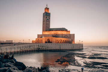 Wall Mural - Hassan II Mosque in Casablanca, Morocco