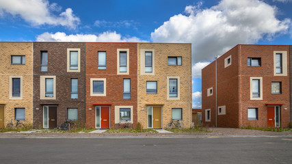 Wall Mural - Modern Social housing apartments