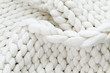 White texture background from merino blanket