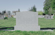Large Blank Tombstone