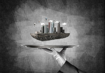 Wall Mural - Concept of modern urban development.